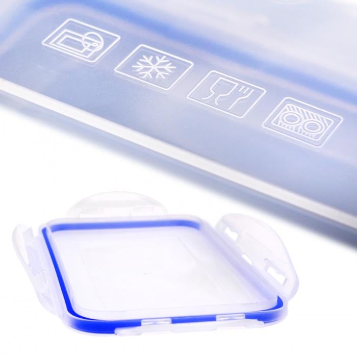 Набор контейнеров для хранения Kamille КМ-20000 из пластика 5 шт. Прозрачный (150-84-20000) - фото 4 Набор контейнеров для хранения Kamille КМ-20000 из пластика 5 шт. Прозрачный (150-84-20000) - фото 4