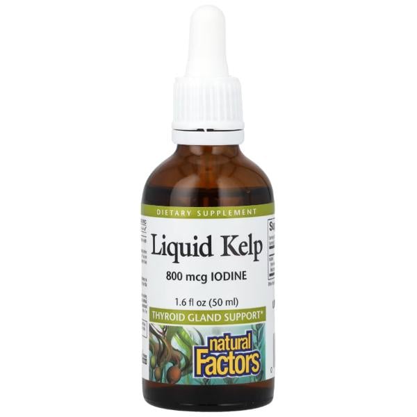 Натуральная добавка Natural Factors Liquid Kelp 800 мкг 50 мл (000022070)