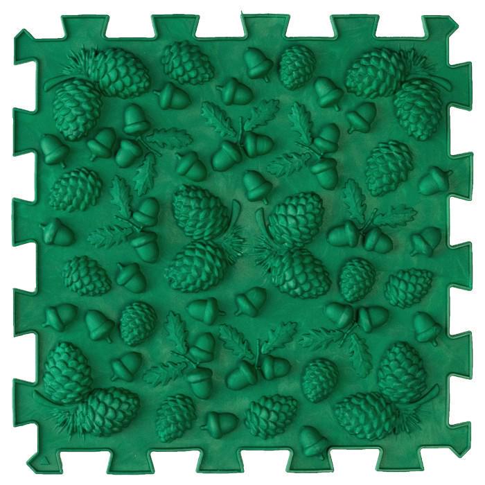 Развивающий коврик массажный Пазл Желуди 1 элемент Темно-зеленый (ZL001212) - фото 1 Развивающий коврик массажный Пазл Желуди 1 элемент Темно-зеленый (ZL001212) - фото 1