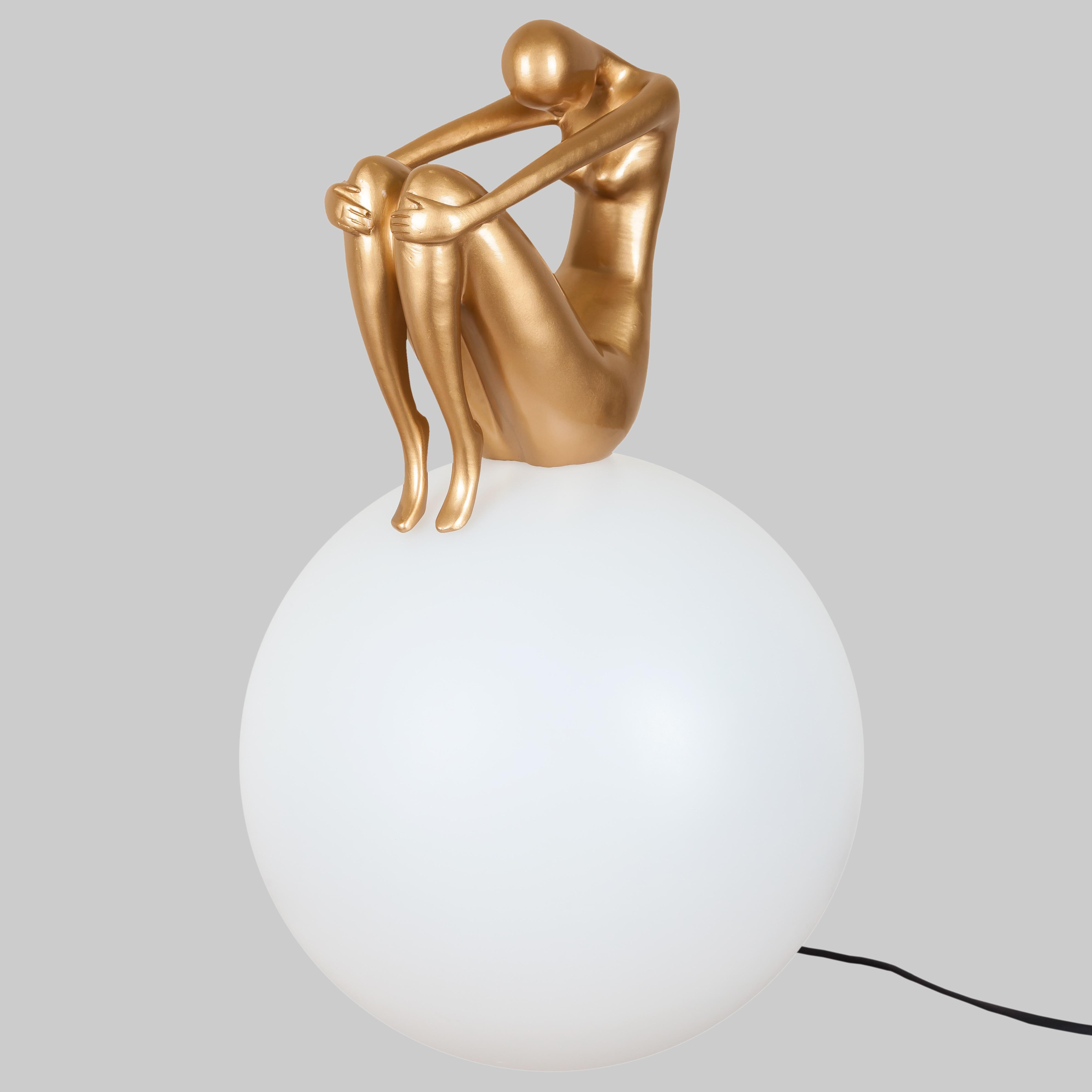 Настільна лампа 999-002 Куля Lady 30 см Gold (999-002 GD) - фото 4 Настільна лампа 999-002 Куля Lady 30 см Gold (999-002 GD) - фото 4