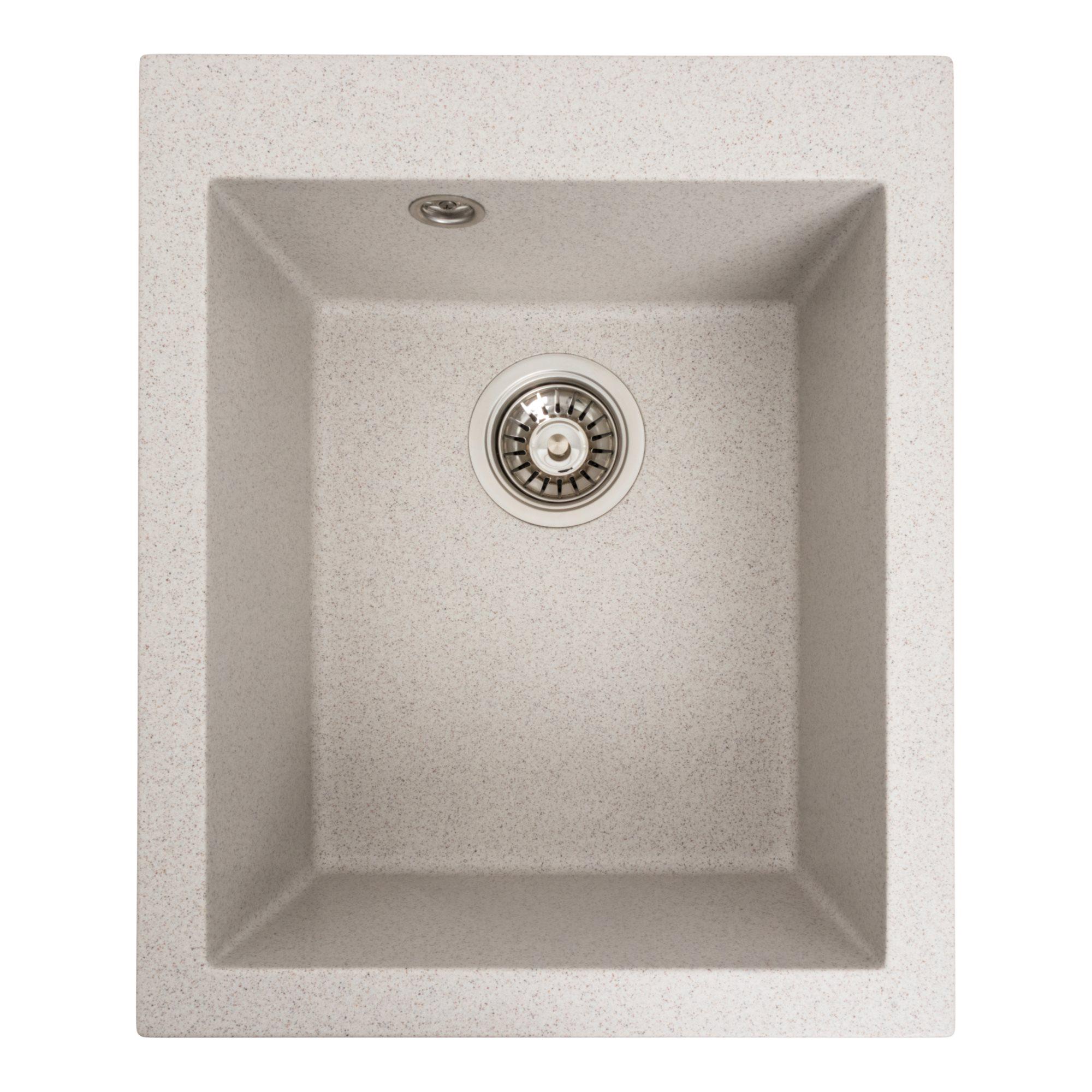 Мойка для кухни гранитная Platinum 4150 SOKIL матовая Топаз