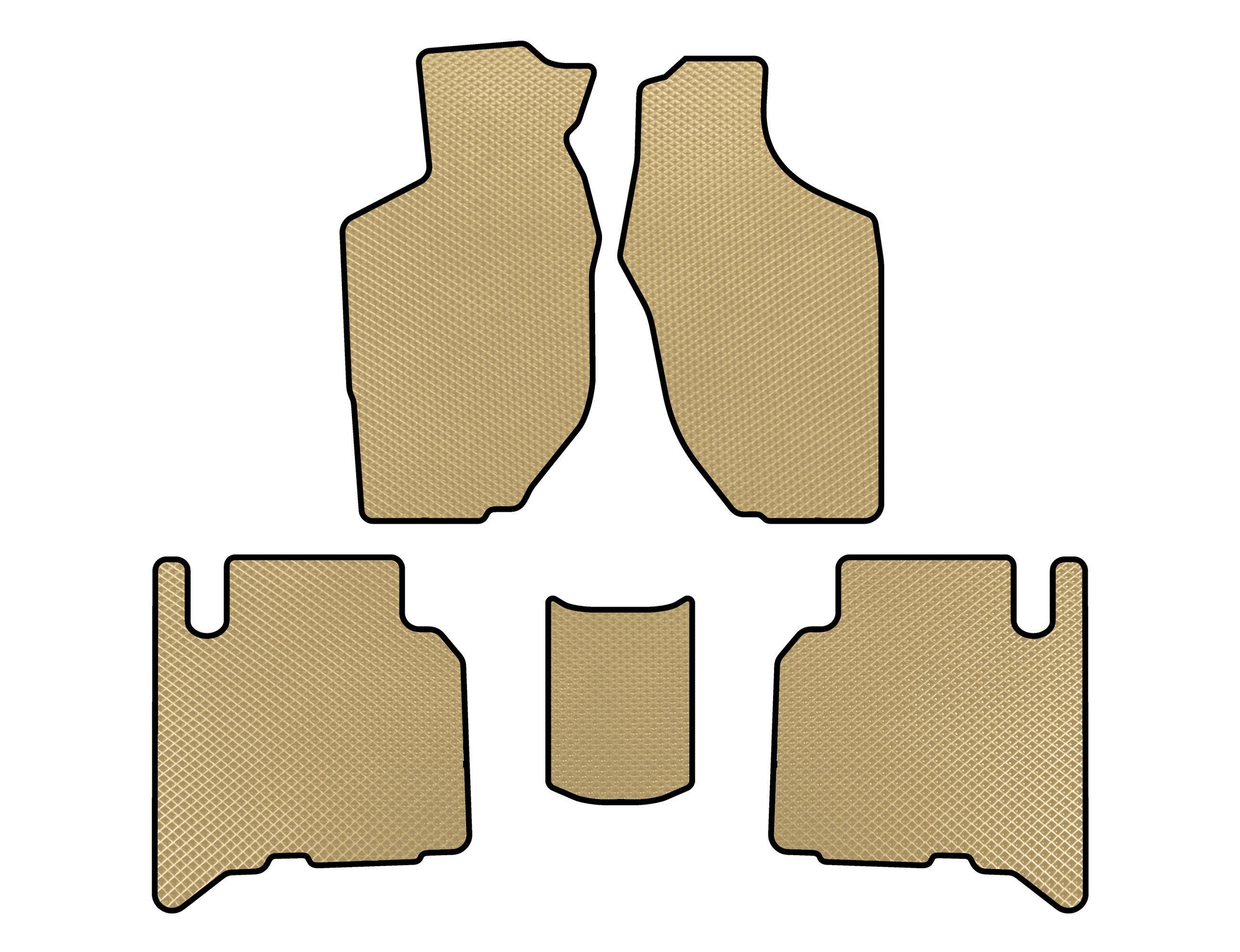 Коврики EVA Digital Designs для Opel Frontera 1998–2003 гг. Бежевый (138931)
