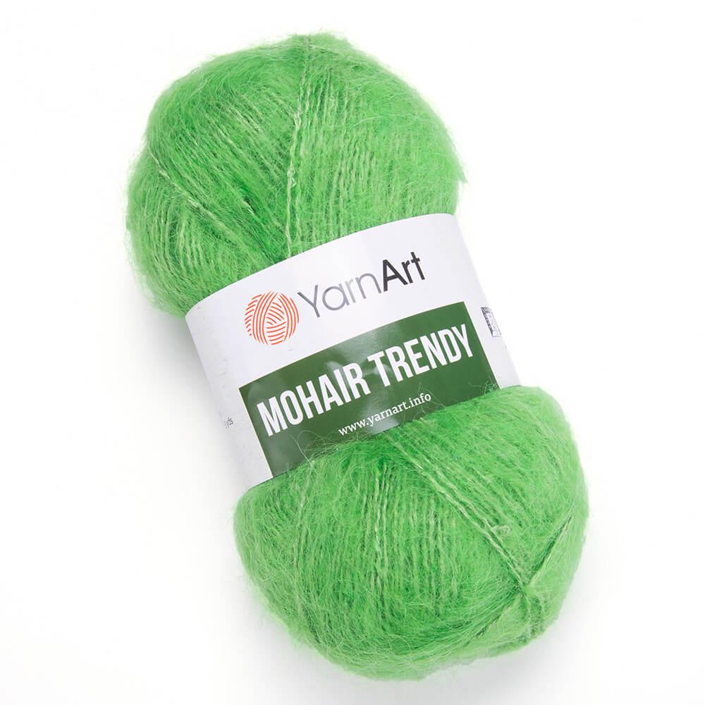 Пряжа YarnArt Mohair Trendy 137 Салат (6217)