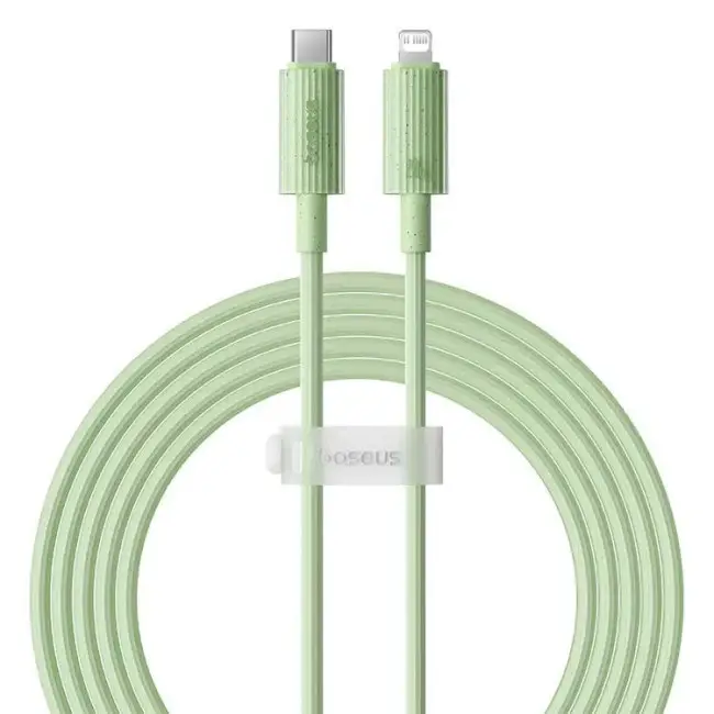 Кабель BASEUS Habitat Series Fast Charging Cable Type-C to Lightning P10360201631-01 20W 2 м Green