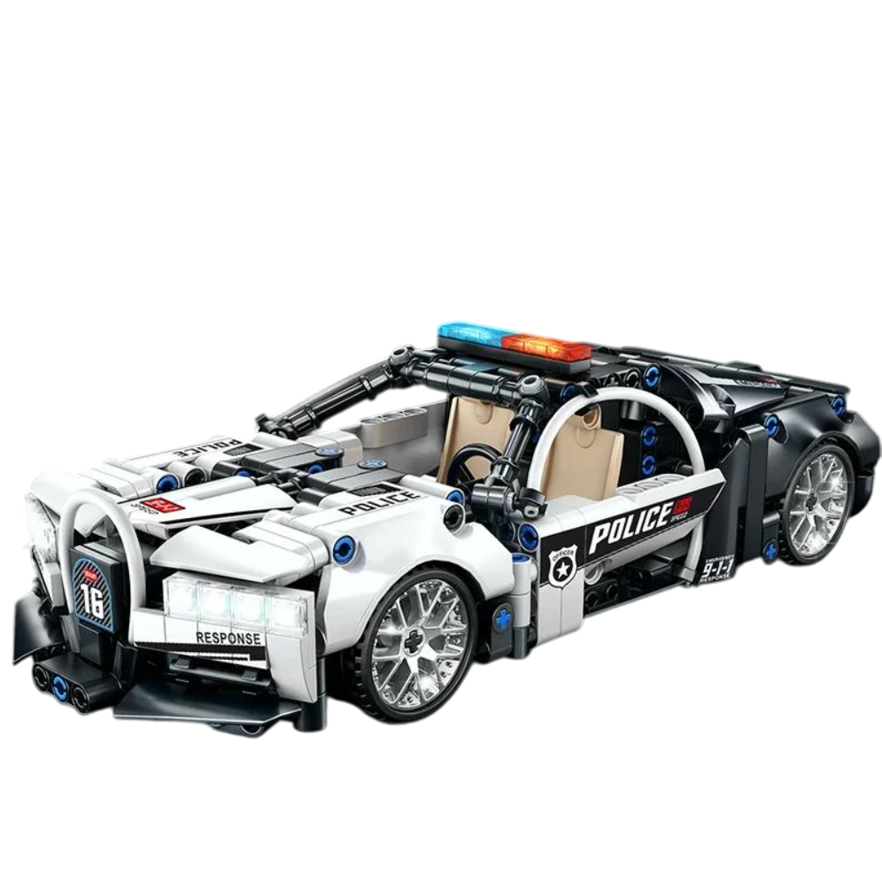Конструктор дитячий Поліцейська машинка складана 410 деталей (23522281)