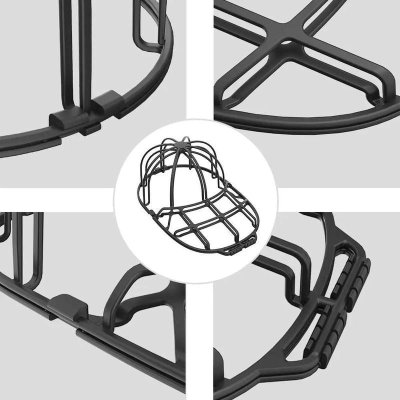 Пластиковый футляр для стирки кепки Каркасная форма для размещения бейсболки Защита от деформации - фото 5