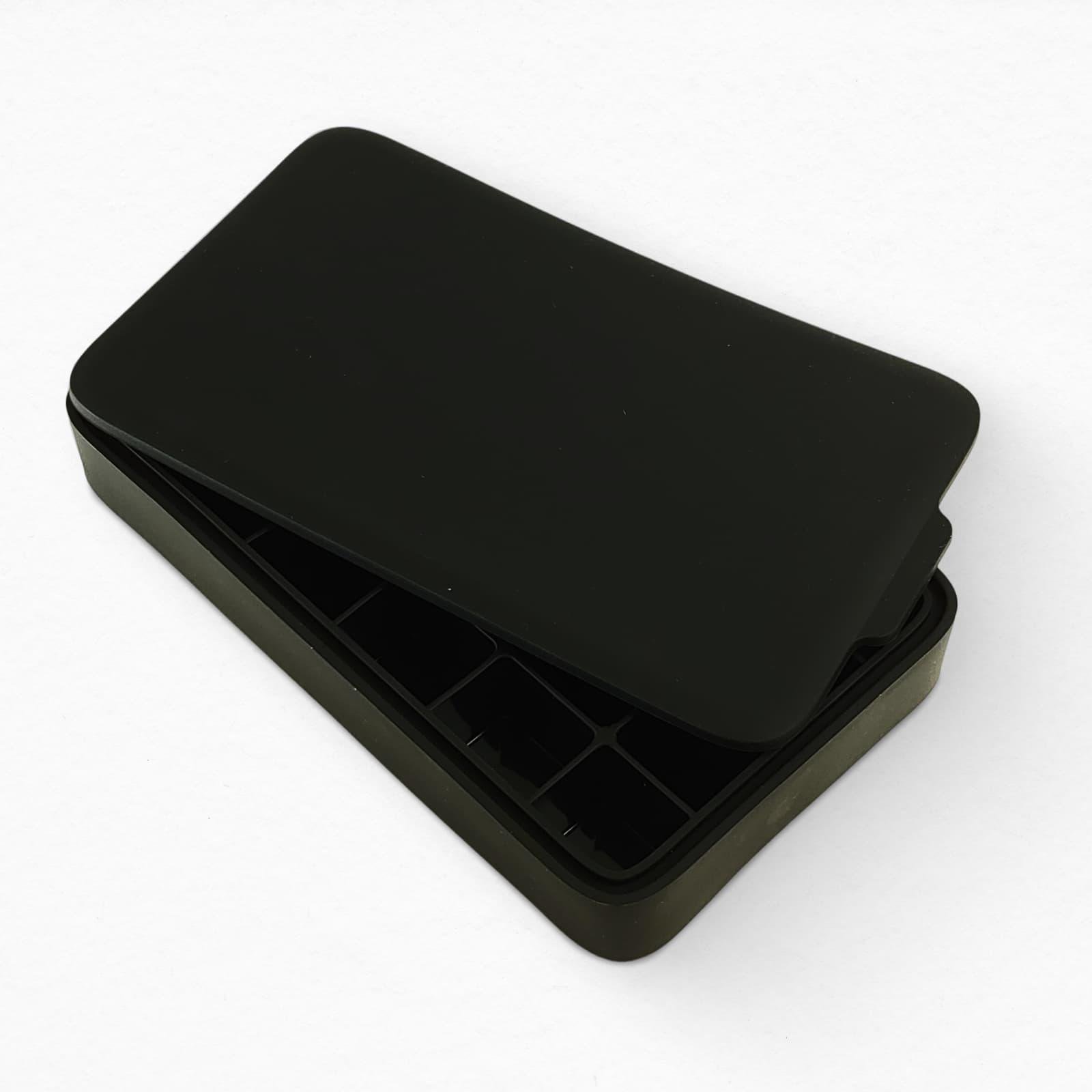 Форма для льоду з кришкою Olin&Olin 24 кубиків Чорний (6732-M-24-Black)