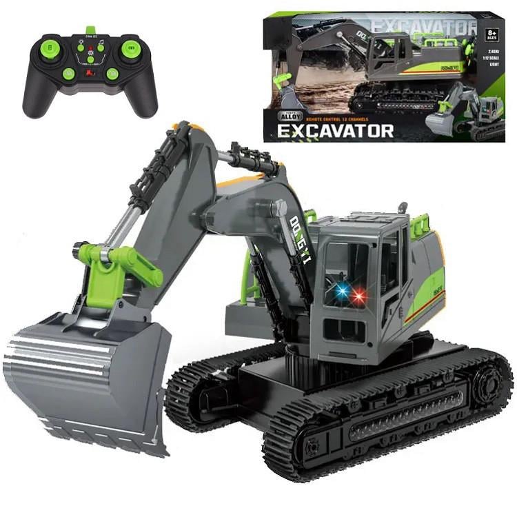Радіокерована іграшка Екскаватор з пультом на акумуляторі (28443582) - фото 3 Радіокерована іграшка Екскаватор з пультом на акумуляторі (28443582) - фото 3