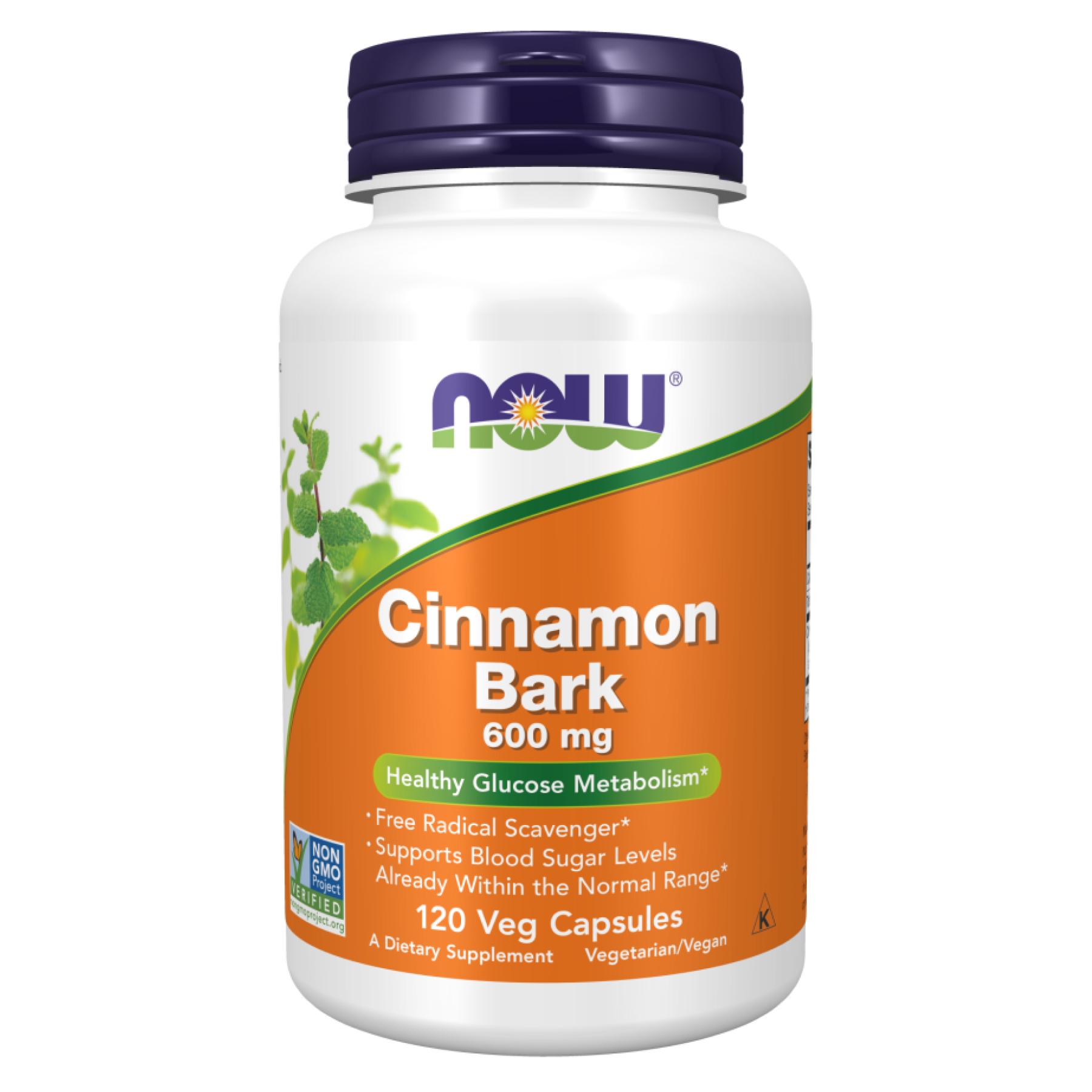 Натуральная добавка Cinnamon Bark 600 mg 120 vcaps (2022-10-2639)