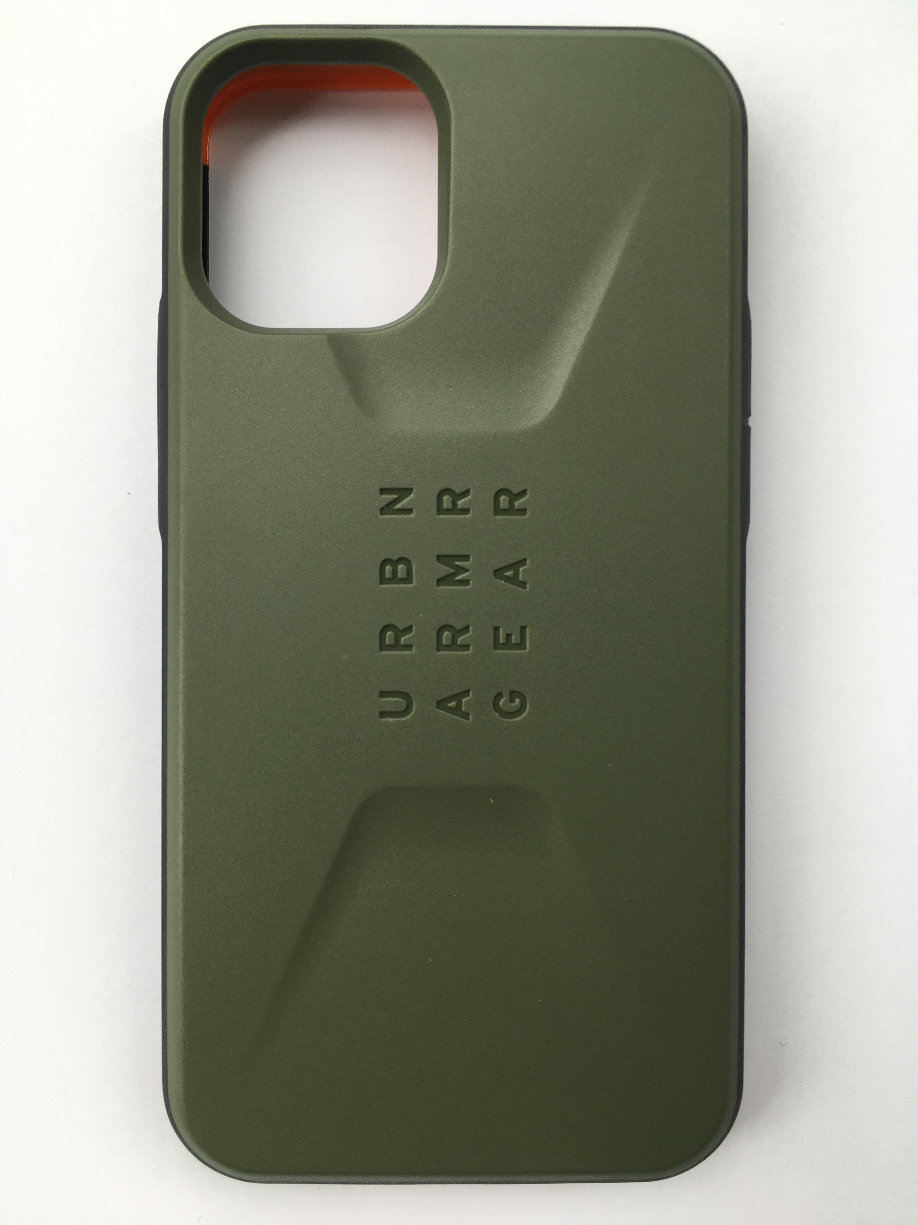 Чохол мілітарі протиударний UAG Civilian 11234D117272 для Iphone 12 Mini (5.4") Olive - фото 8