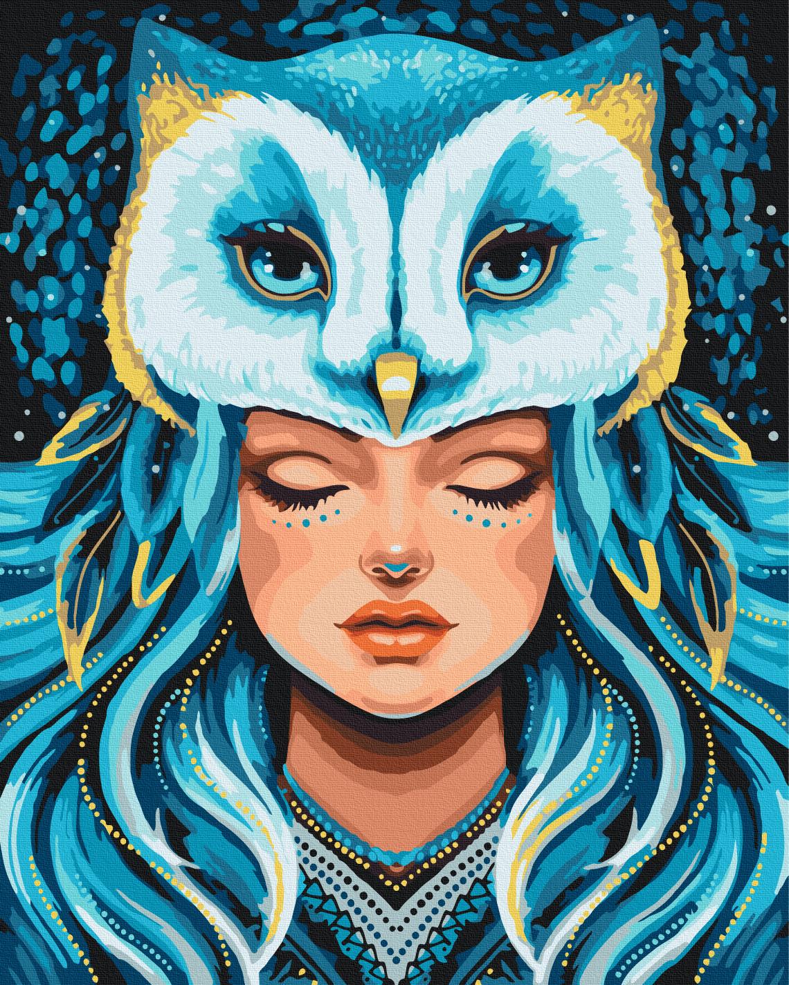 Картина по номерам Brushme Душа Совы 40x50 см (BS54321)