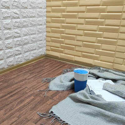 Підлога-пазл м'який Sticker Wall під темно-коричневе дерево 600х600х10 мм - фото 3