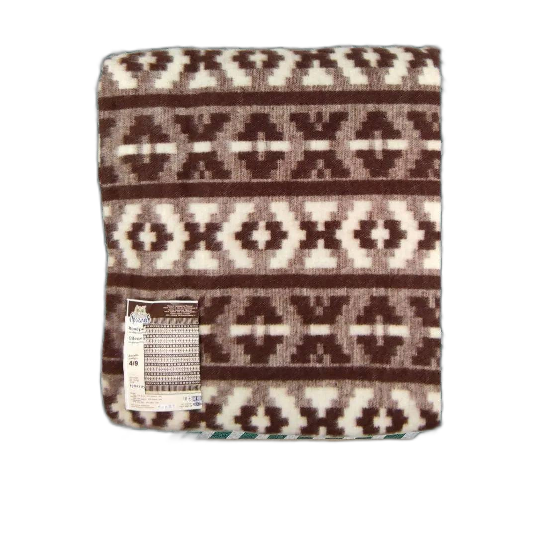 Одеяло полушерстяное Шотланский узор 190х205 см