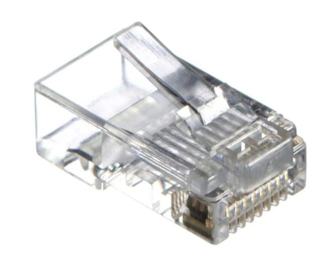 Коннектор Kingda RJ-45 UTP Cat.5e 100 шт. (KD-PG8032-C5e) - фото 1