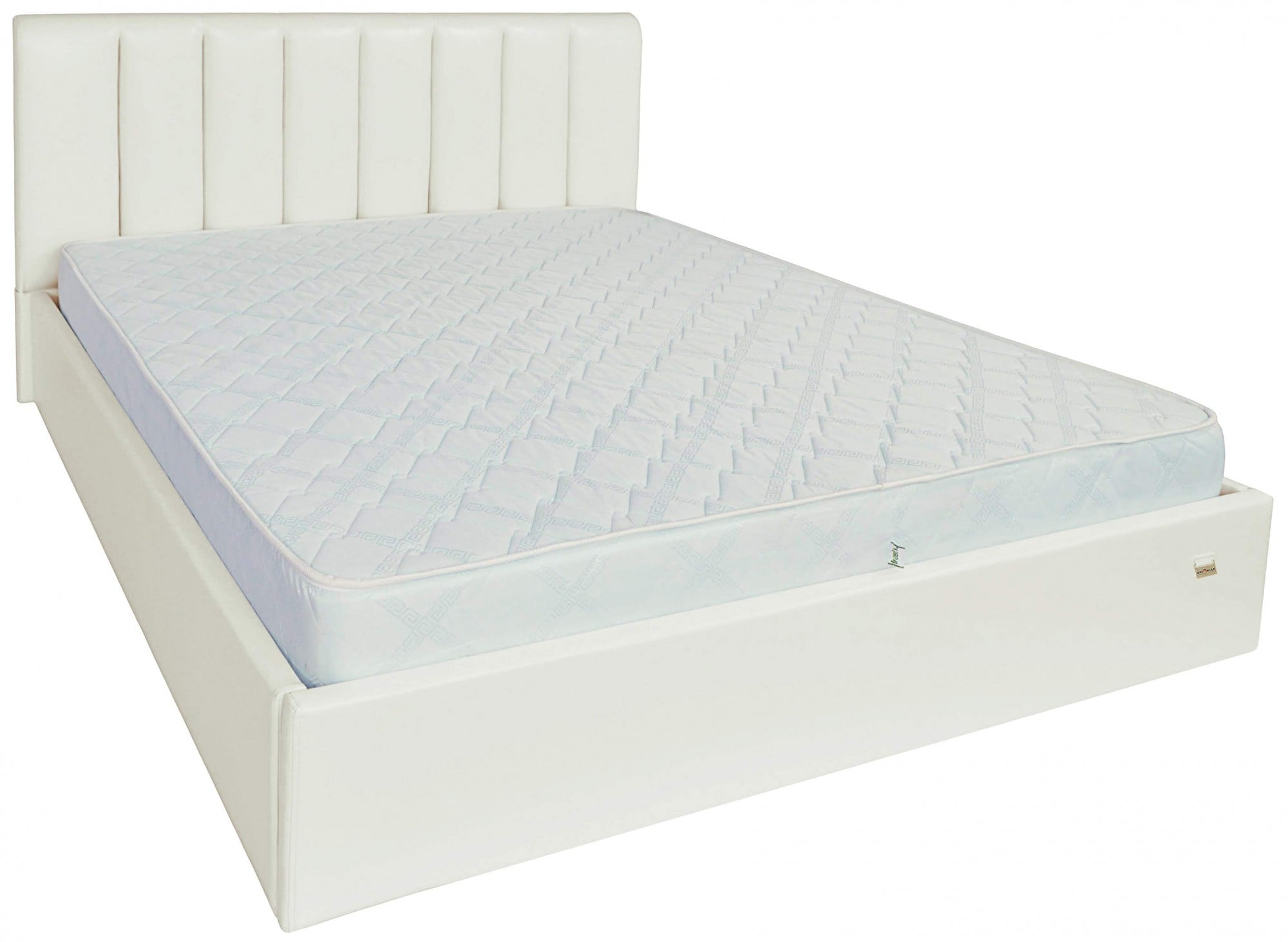 Кровать Sanam Standart Лаки White 140х190 см Белый