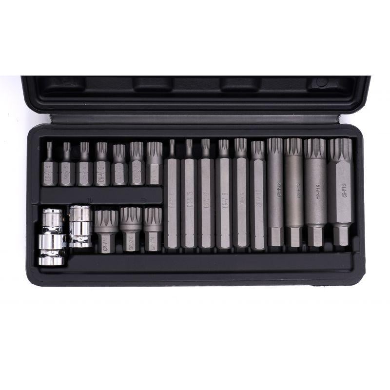 Набор бит Kraft&Dele SPLINE М4-М18 22 шт. (KD10539) - фото 3 Набор бит Kraft&Dele SPLINE М4-М18 22 шт. (KD10539) - фото 3