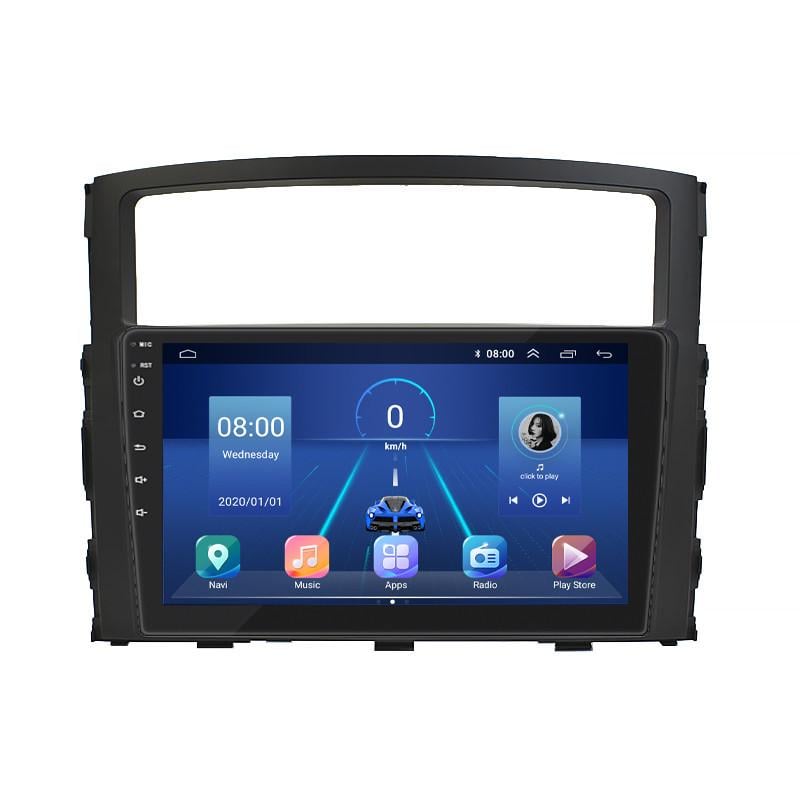 Автомагнітола штатна Lesko 4G/CarPlay/Wi-Fi для Mitsubishi Pajero IV 2006-2011 4/64Gb 9" (1653163356)