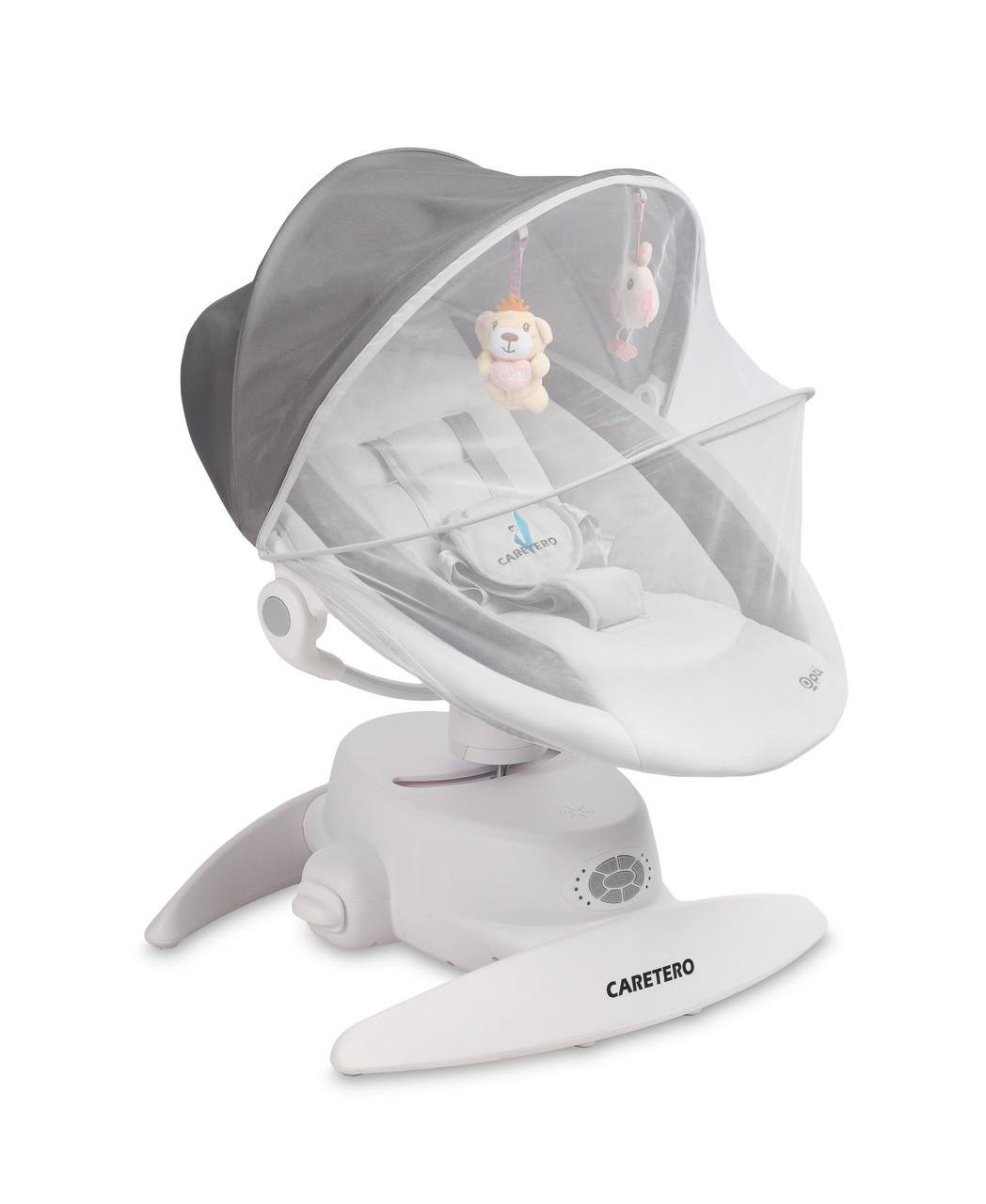 Гойдалка-шезлонг дитяча Caretero Opti Grey (2152587189) - фото 2 Гойдалка-шезлонг дитяча Caretero Opti Grey (2152587189) - фото 2