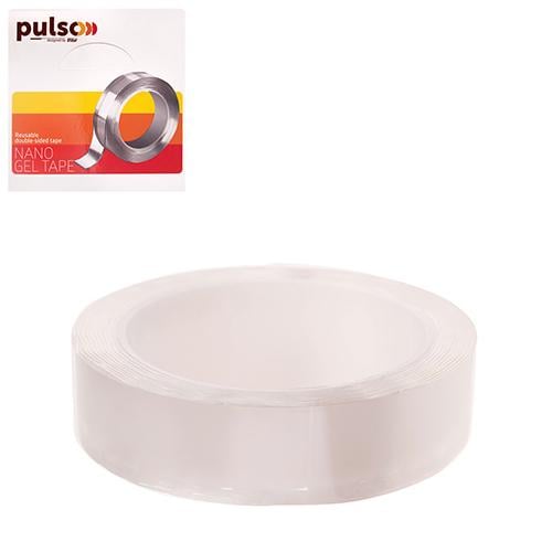 Многоразовая двухсторонняя скотч-лента PULSO NGT-3301 3 м 30х1 мм (NGT-3301)