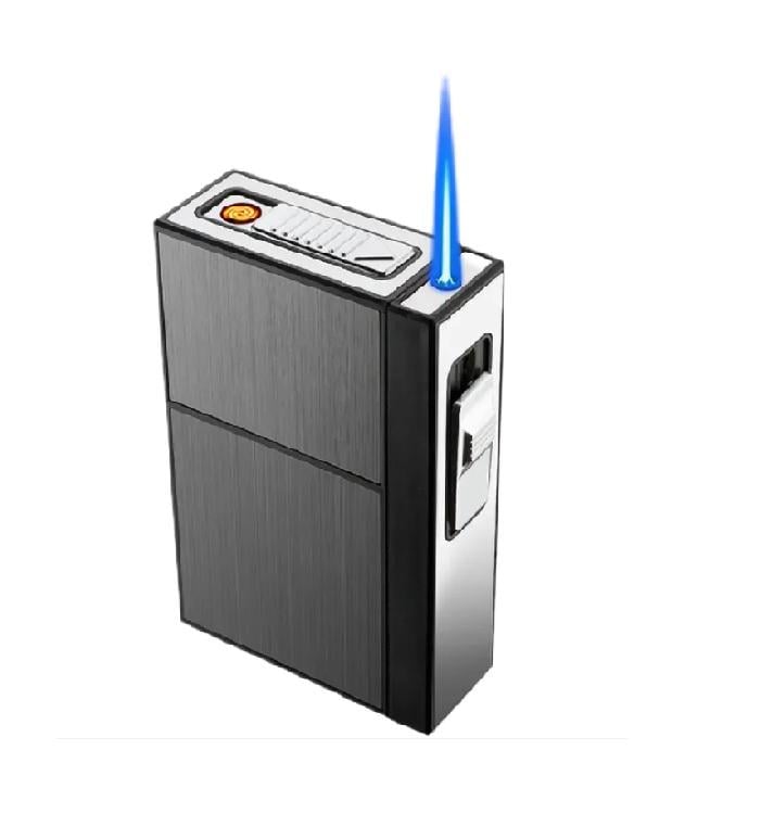 Портсигар на 20 сигарет с usb и газовой зажигалкой Портсигар на 20 сигарет с usb и газовой зажигалкой