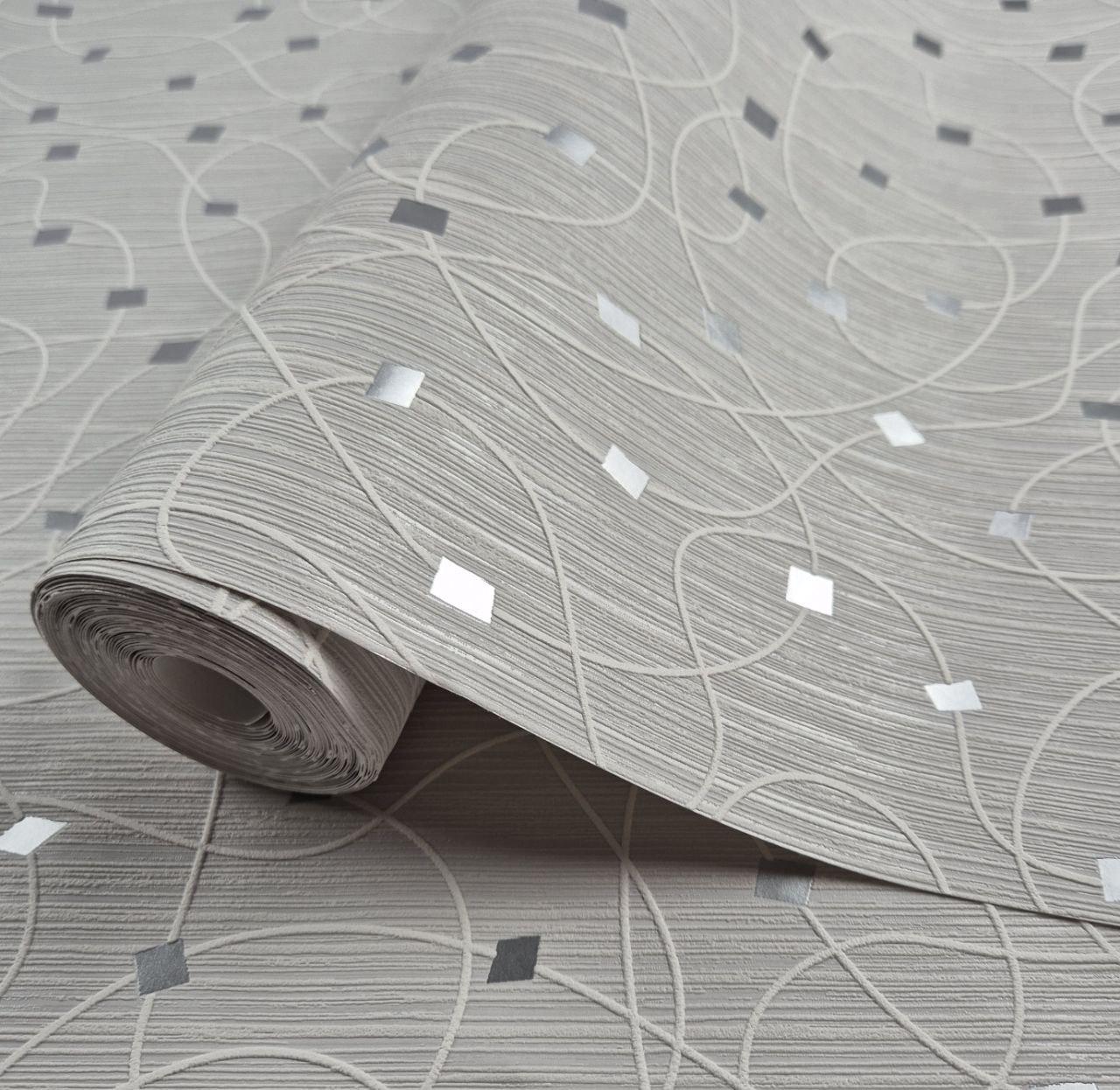 Обои виниловые на флизелине Marburg 53825 0,53х10,05 м Серый (30634976)