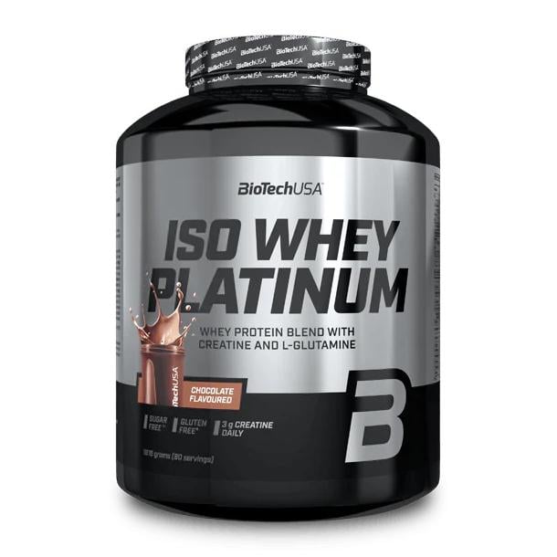 Изолят сывороточный BioTech Iso Whey Platinum 1,81 кг Фисташка