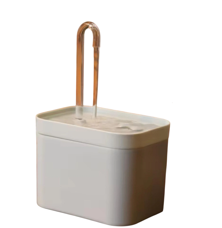 Поїлка для котів та собак з фільтром 1,5 л Блакитний/світло-сірий (252627)