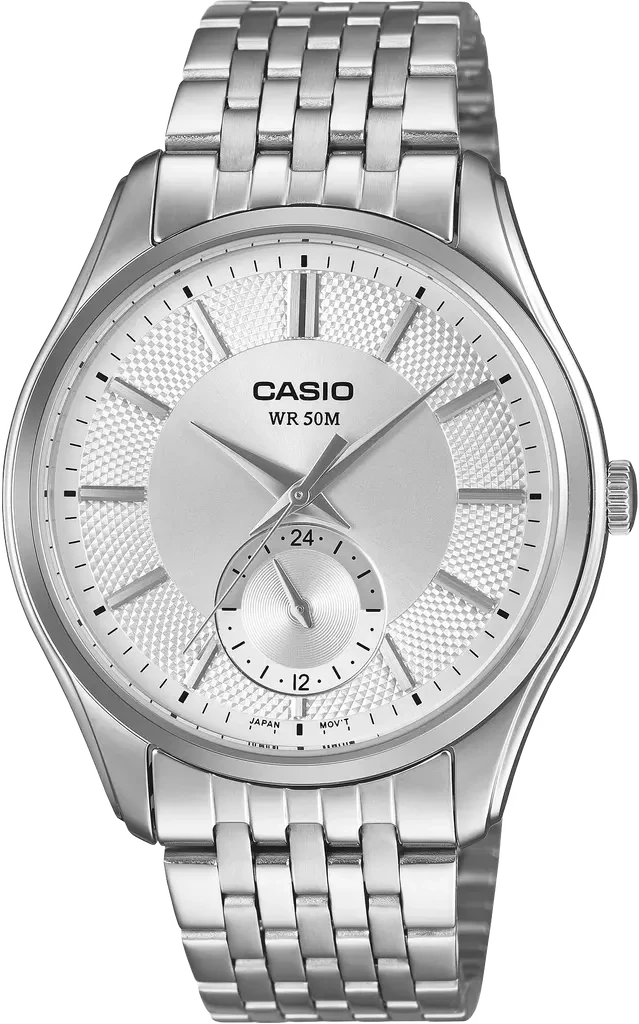 Наручные часы мужские Casio Timeless Collection MTP-B315D-7A со стальным корпусом Серебряный (3139706449)