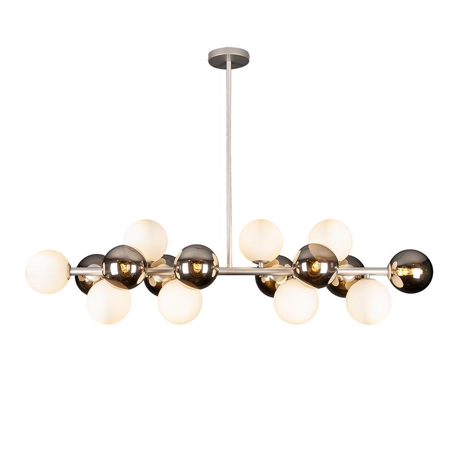 Люстра стельова молекула 7841020-16 GAB/BKWH S Срібний/Чорно-білий - фото 2 Люстра стельова молекула 7841020-16 GAB/BKWH S Срібний/Чорно-білий - фото 2