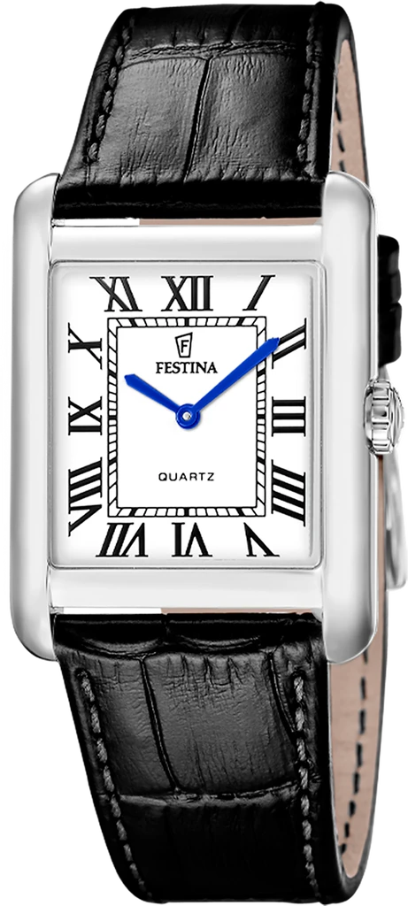 Наручные часы мужские Festina F20771/1 On The Square со стальным корпусом WR 50 м и белым циферблатом