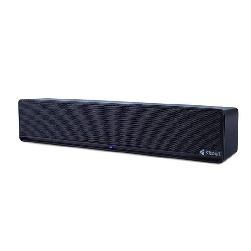 Набор портативных колонок Kisonli 2.0 i-510 USB 3,5 мм Черный (31339)