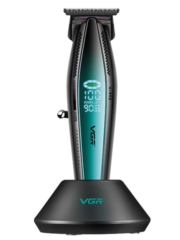 Машинка для стрижки VGR V-992 з індикатором батареї Зелений (2390000054)