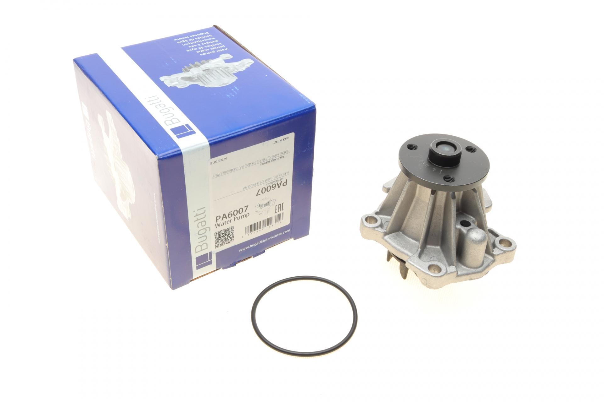 Помпа воды Bugatti Ford Escort VI/VII/Scorpio I/II/Sierra II 2.0i/2.0 16V/RS2000 87-06 R/B 8 лоп. PA6007