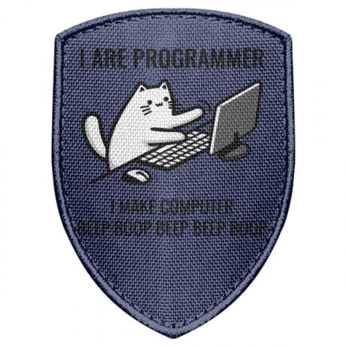 Шеврон щит I are programmer (17682271-8-198677)