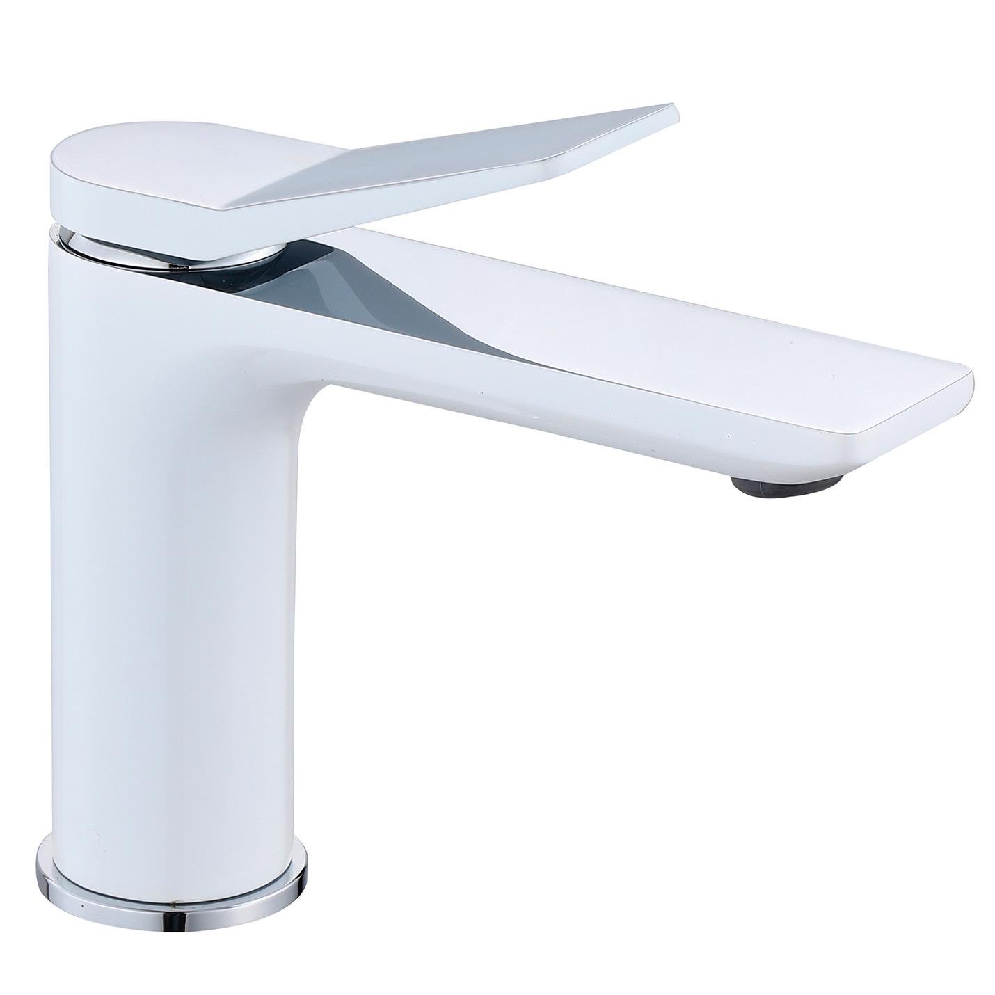 Смеситель для умывальника Q-tap Presto QTPRE270CRW45576 однорычажный Белый (236052)