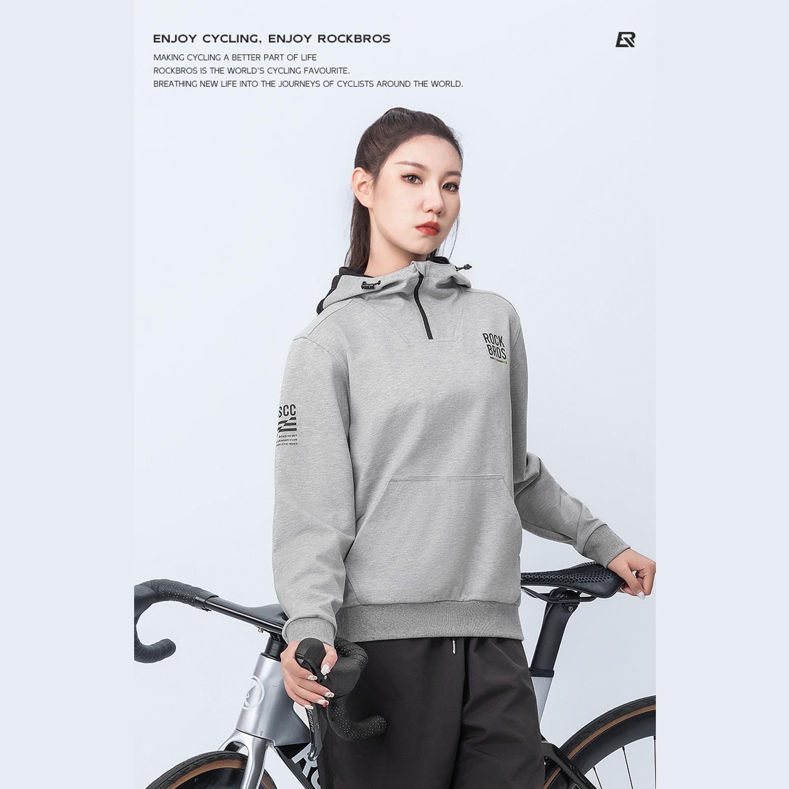 Худі з капюшоном унісекс ROCKBROS Road to Sky L Сірий (RB-LKW8002-6061) - фото 8 Худі з капюшоном унісекс ROCKBROS Road to Sky L Сірий (RB-LKW8002-6061) - фото 8