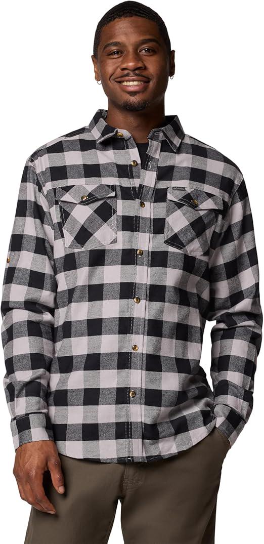 Сорочка чоловіча Columbia Bearmouth Springs Roll Up Long Sleeve Flannel р. 48 М Сірий (204754)