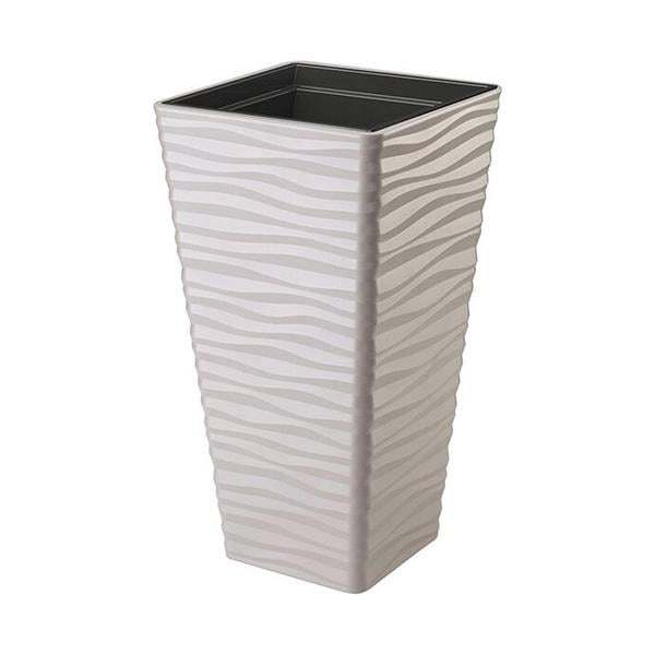 Горшок для цветов Sahara slim kwadro-35 Серый (3960-055)