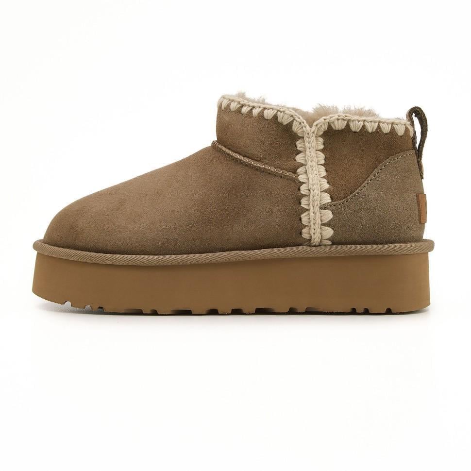 Уггі жіночі UGG Eskimo Light Brown р. 40 Коричневий (21405)