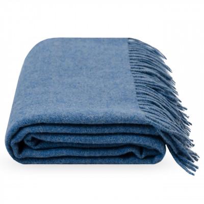 Плед меланж 140x200 см Голубой - фото 1 Плед меланж 140x200 см Голубой - фото 1