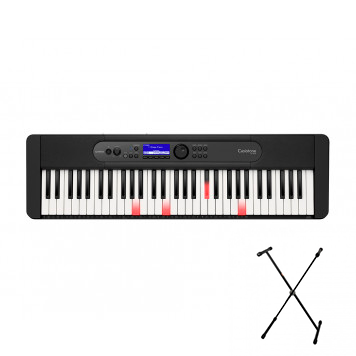Синтезатор Casio LK-S450 со стойкой - фото 2