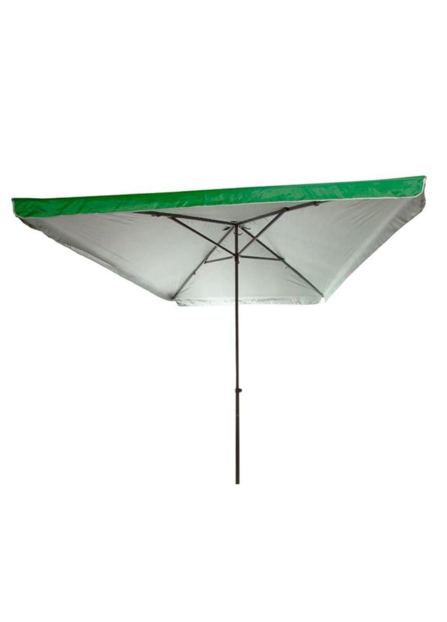Зонт торговый с клапаном и напылением 2x3 м Зеленый (zo23green) - фото 2
