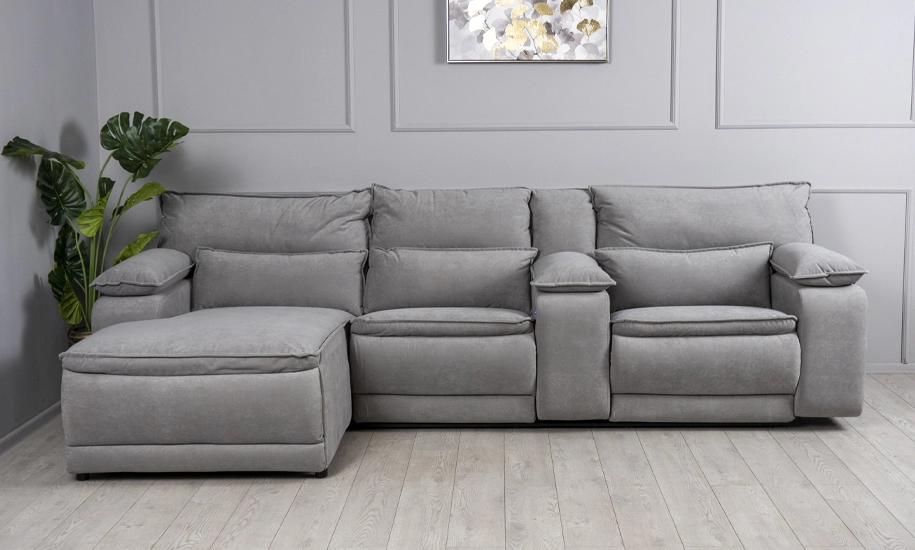 Диван кутовий Денвер лівий з електричним реклайнером і консоллю (2147484393) - фото 3