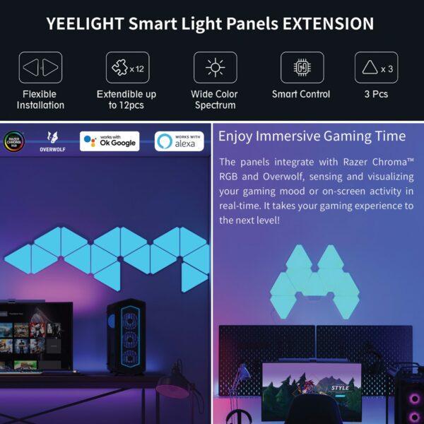 Панель умная световая Yeelight Smart Light 3 шт. - фото 3