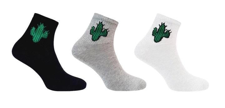 Носки универсальные демисезонные Super Socks 004.S004 Cactus р. 36-40 Ассорти