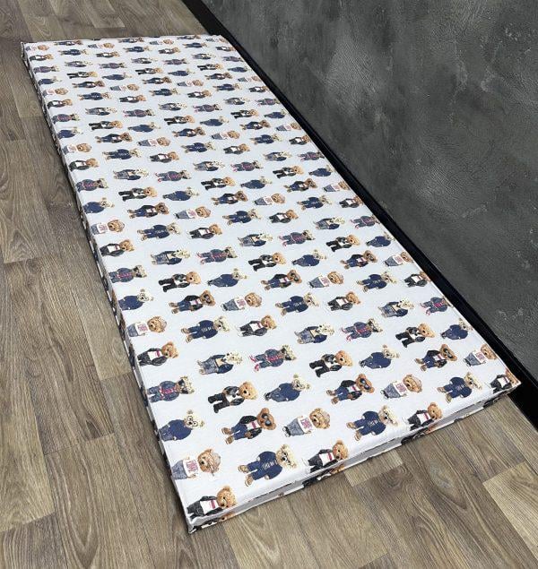 Матрас Comfort Home на подоконники/каркасы/поддоны/садовую мебель 160х40х8 см Teddy blue