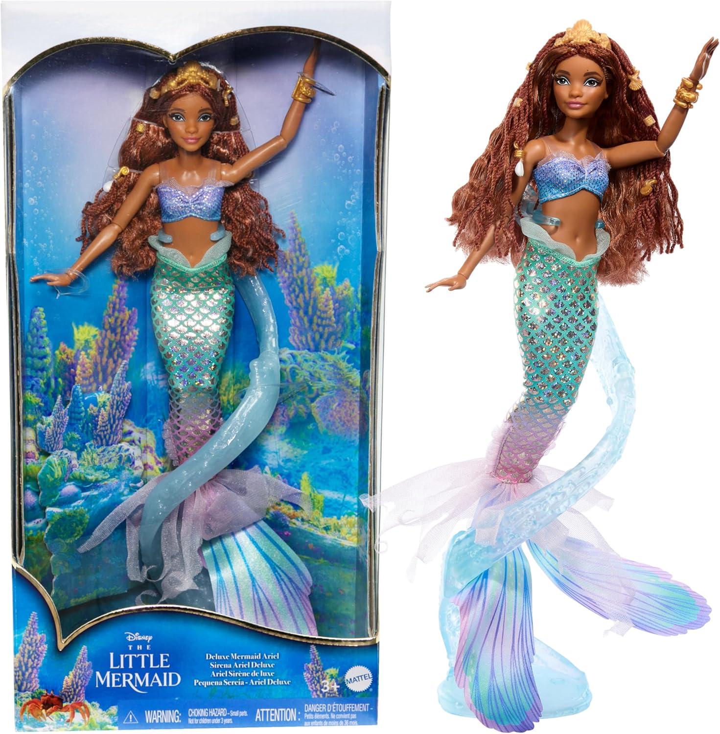 Лялька русалочка Ariel Disney The Little Mermaid Deluxe (DF30)