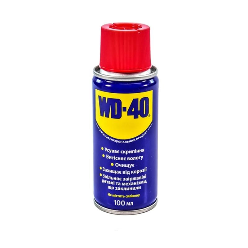 Смазка универсальная аэрозоль WD-40 100 мл бесцветная (00105000WD40000100) Смазка универсальная аэрозоль WD-40 100 мл бесцветная (00105000WD40000100)