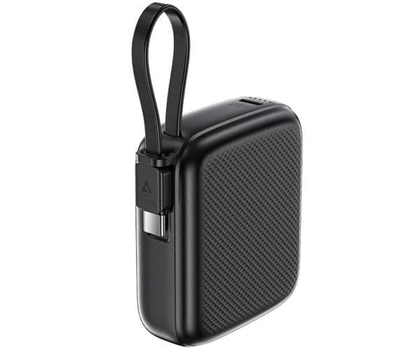 Аккумулятор внешний Acefast M15-10000 PD20W with cable Type-C 10000mAh Black Аккумулятор внешний Acefast M15-10000 PD20W with cable Type-C 10000mAh Black