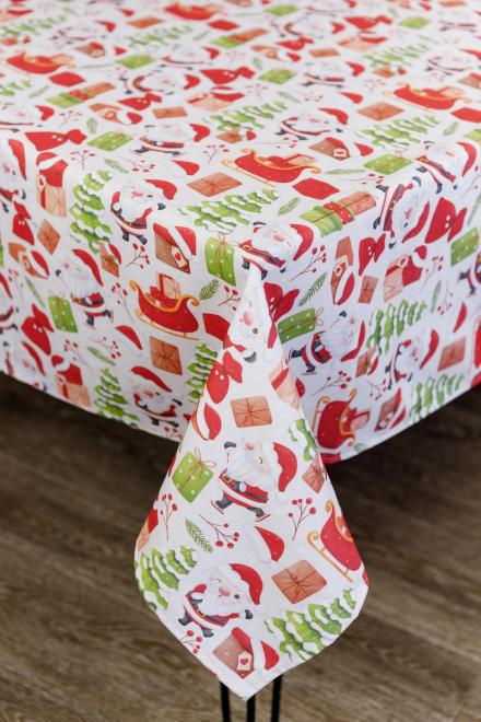 Скатертина Прованс Санта 120x140 см Білий (35781)